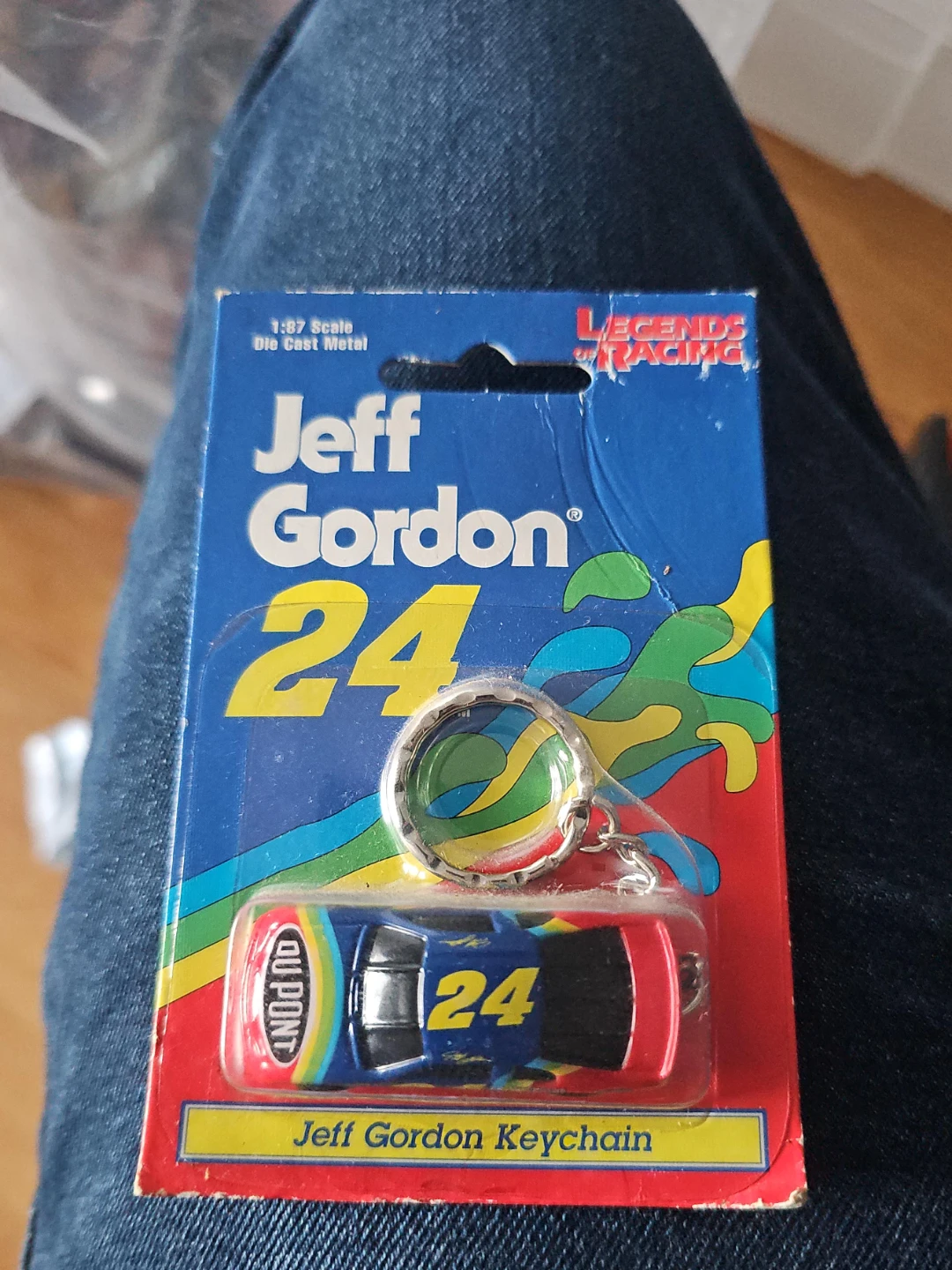 Jeff Gordon 24 Die Cast Metal Keychain