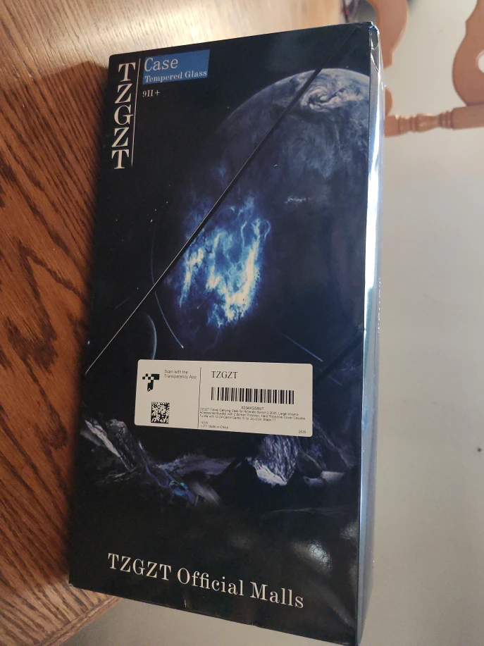 Carrying case and tempered glass for Nintendo Switch 2