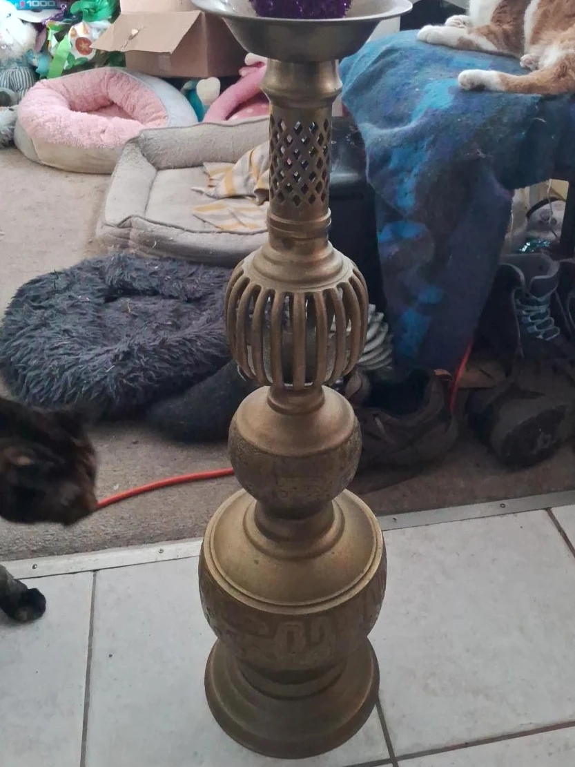 Vintage Brass Candlestick Holder