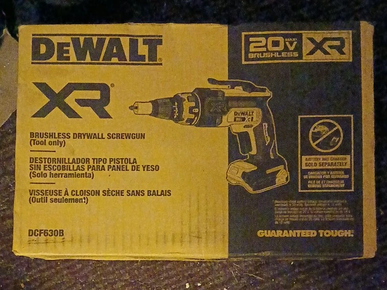 DEWALT 20V MAX XR Brushless Drywall Screwgun DCF630B