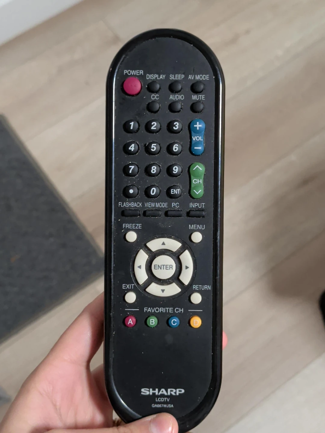 Sharp LCDTV Remote Control GA667WJSA