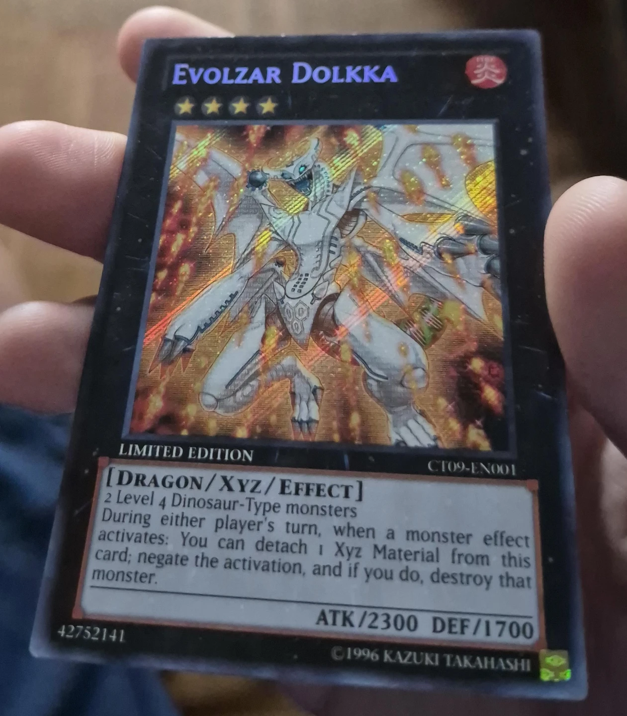 Evolzar Dolkka Limited Edition Yu-Gi-Oh Card
