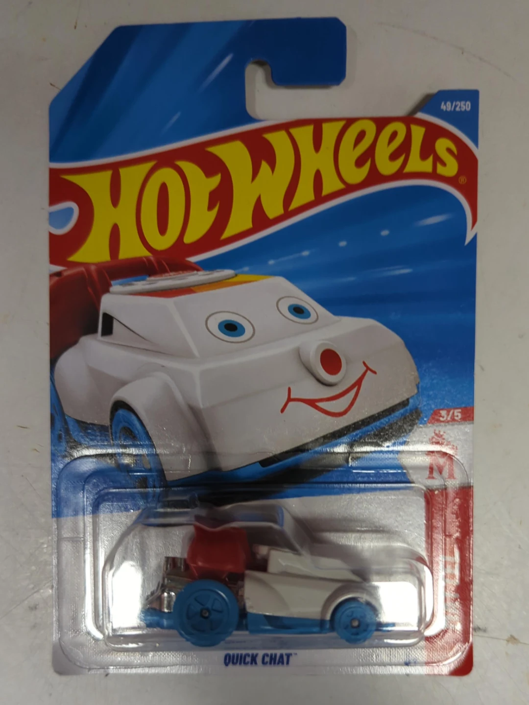 Mattel Hot Wheels Quick Chat (Fisher Price) white