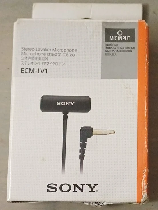 Sony ECM-LV1 Stereo Lavalier Microphone