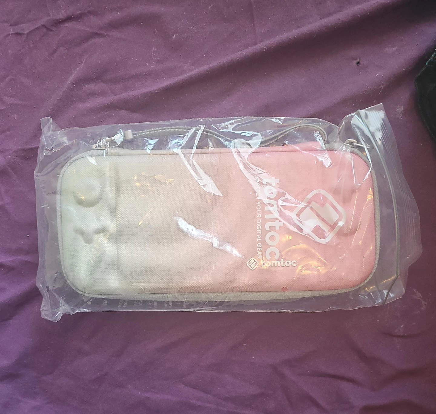 New Tomtoc Nintendo Switch Lite Case - Pink/White
