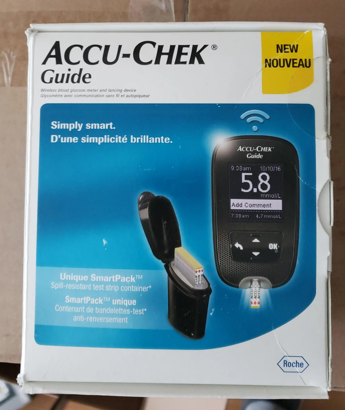 Accu-Chek Guide Wireless Blood Glucose Meter and Lancing Device