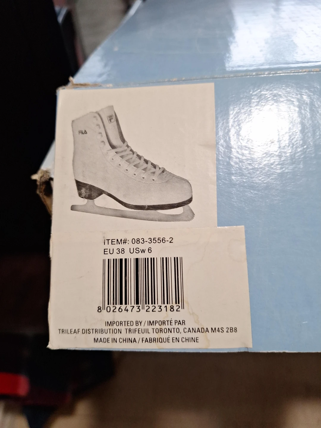 Fila Ice Skates - US Women's Size 6