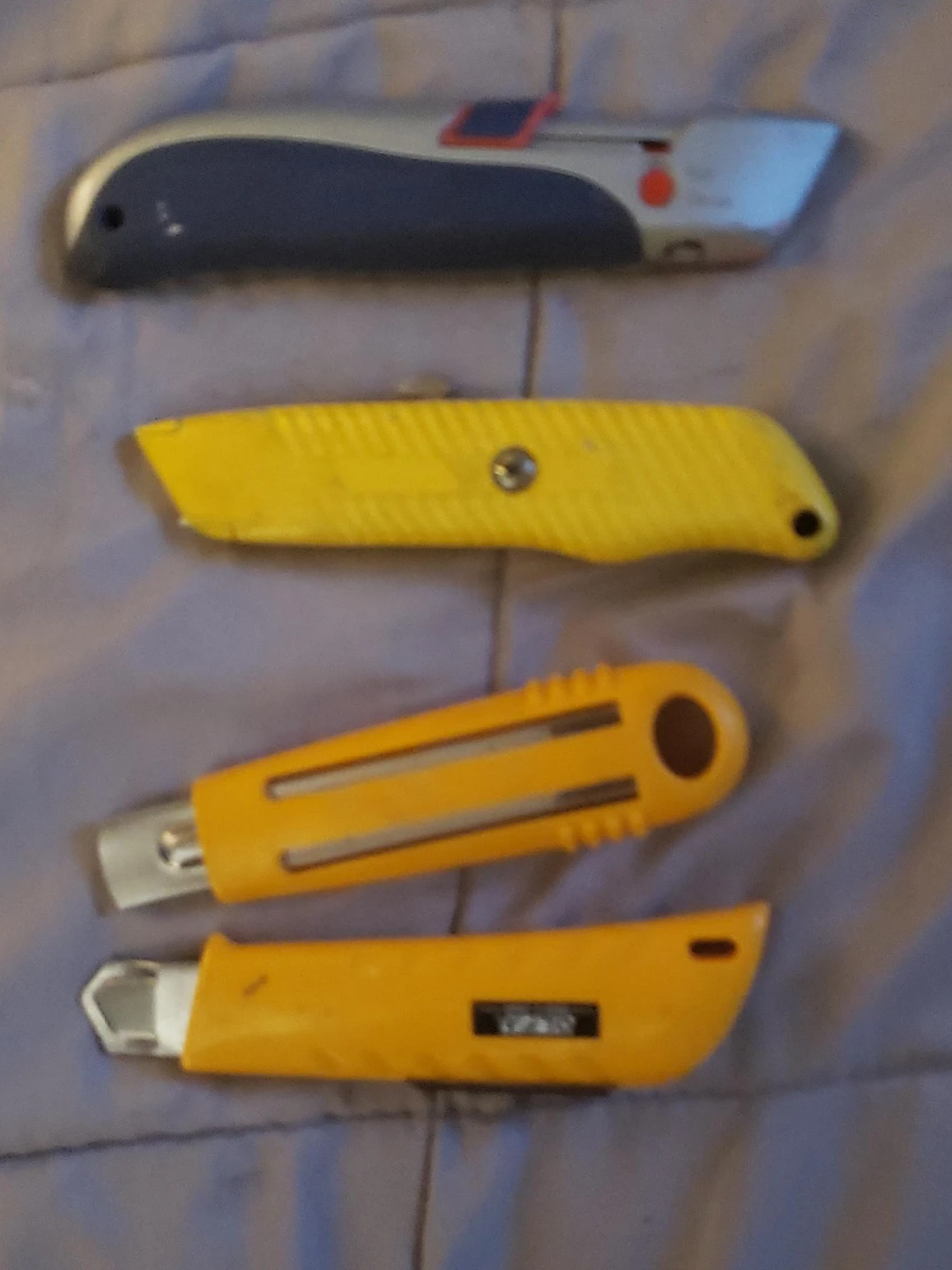 Four Utility Knives