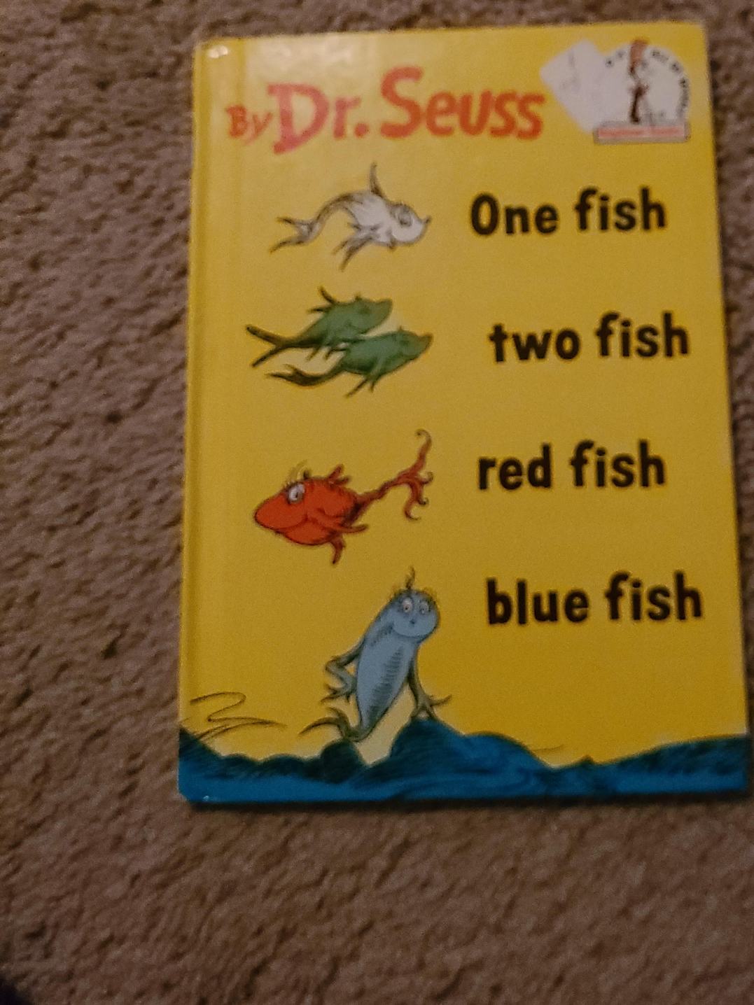 Dr. Seuss One Fish Two Fish Red Fish Blue Fish Book