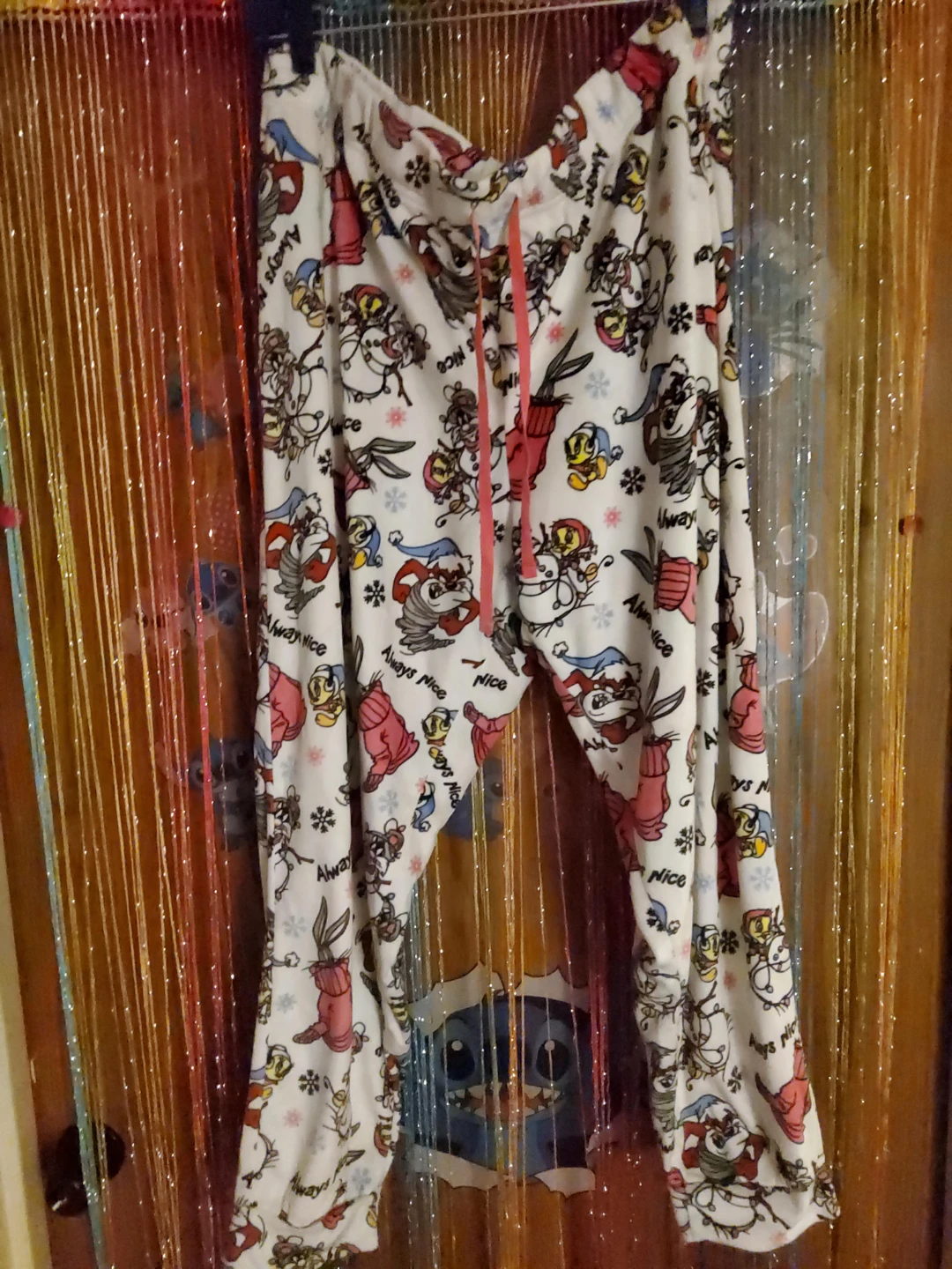 Women's 2X Lounge Pants - Looney Tunes All Over Print