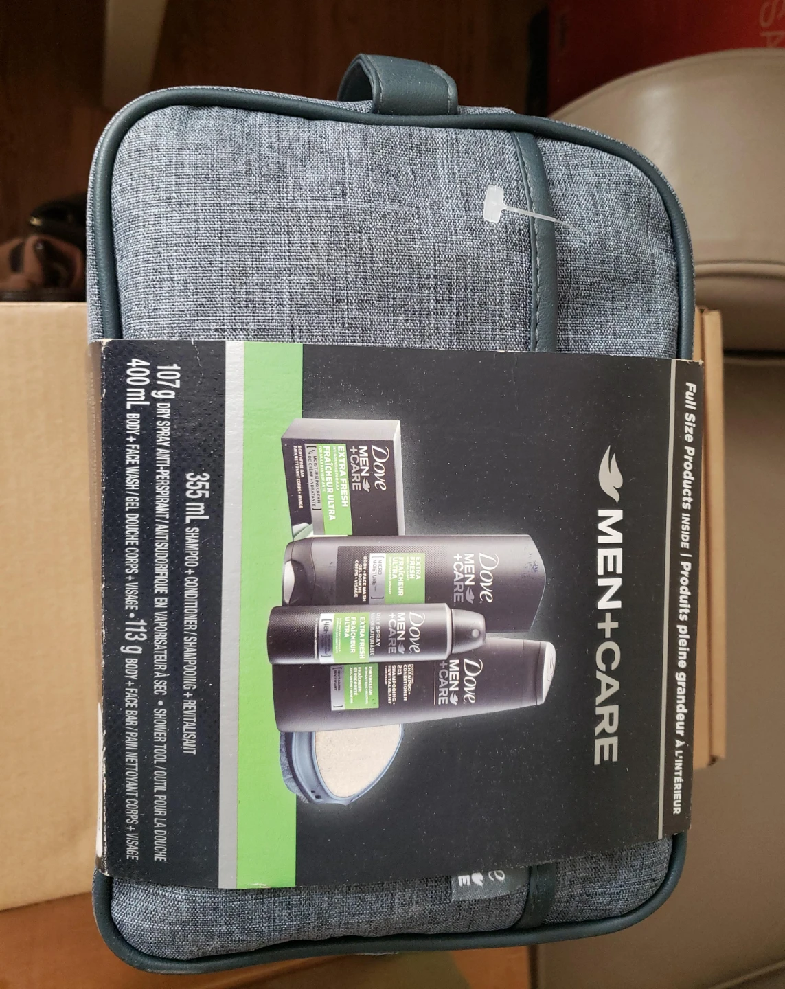 Dove Men+Care Grooming Kit with Toiletry Bag