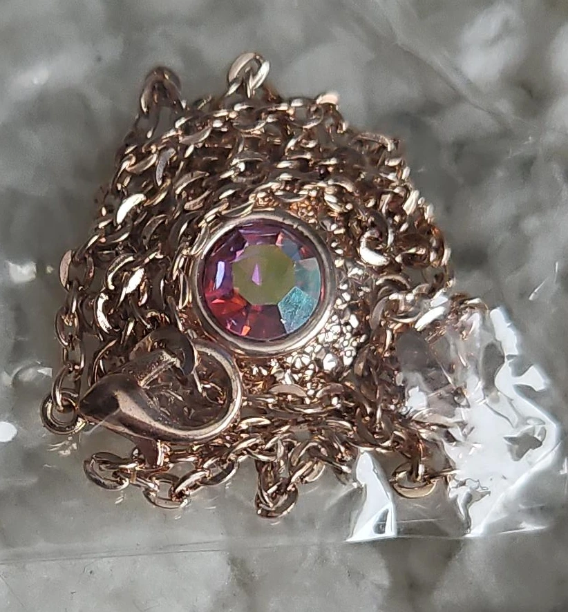 Rose Gold Tone Chain Necklace