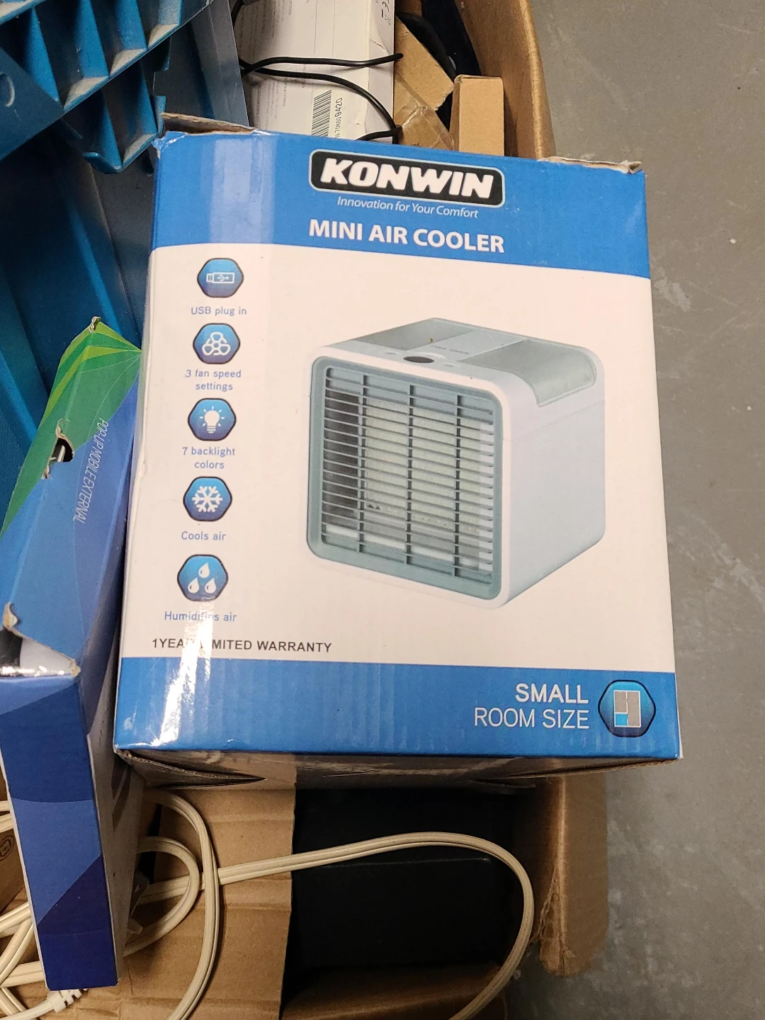 KONWIN Mini Air Cooler - New in Box!