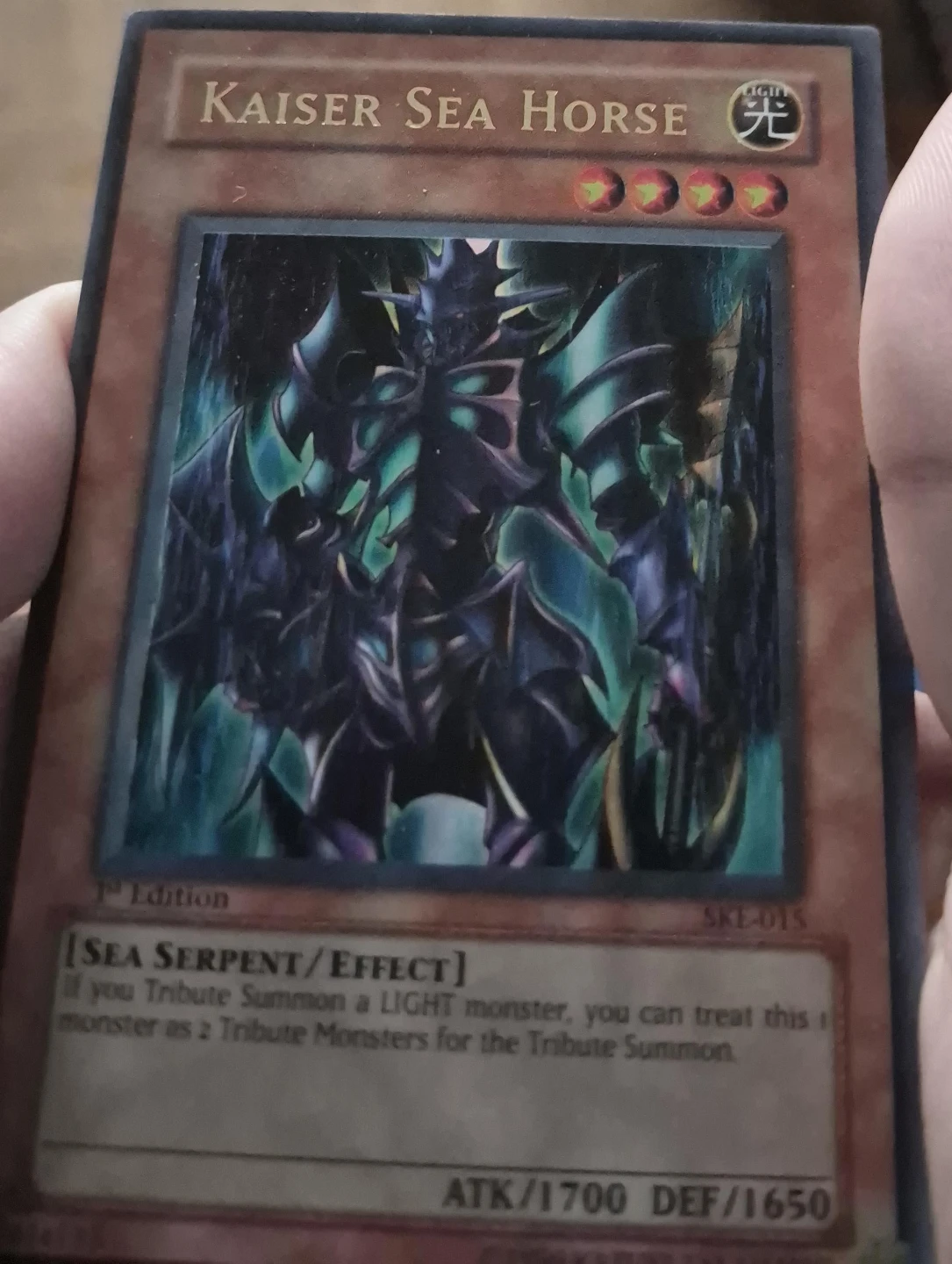 Kaiser Sea Horse Yu-Gi-Oh! Card