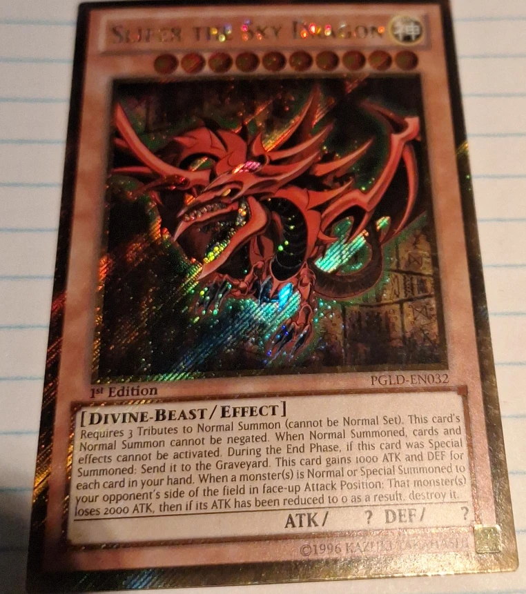 Yu-Gi-Oh! Super The Sky Dragon 1st Edition PGLD-EN032