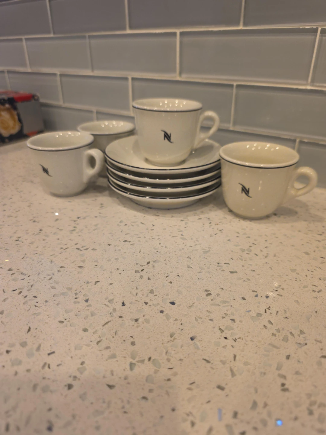 Nespresso Espresso Cups & Saucers Set