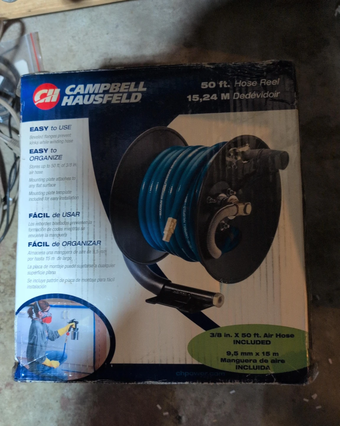 Campbell Hausfeld 50 ft. Hose Reel