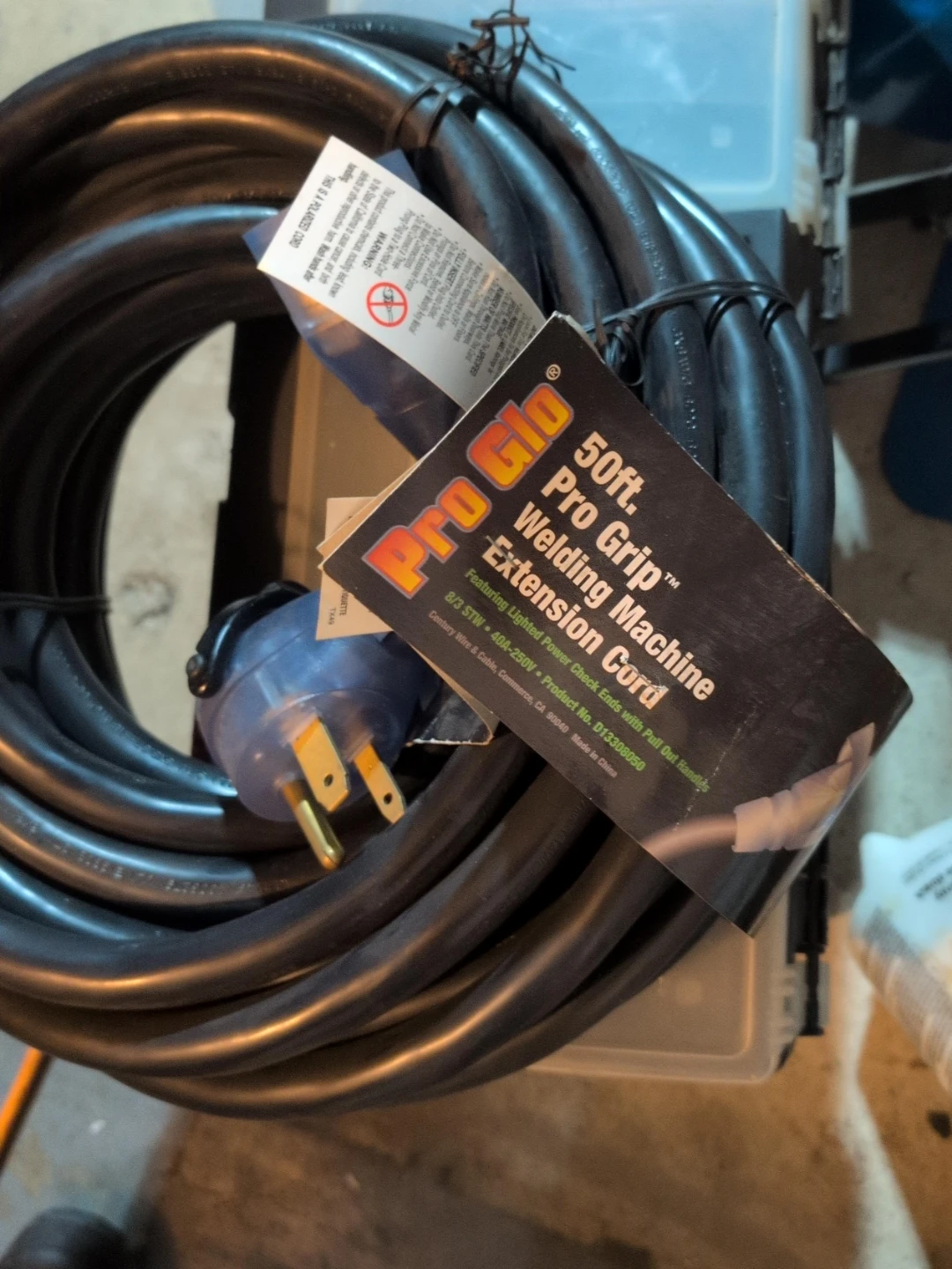Pro Glo 50ft. Welding Machine Extension Cord