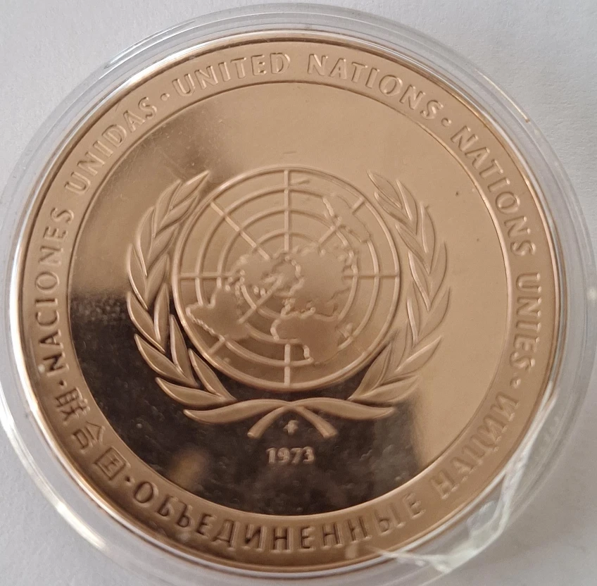 United Nations 1973 Coin