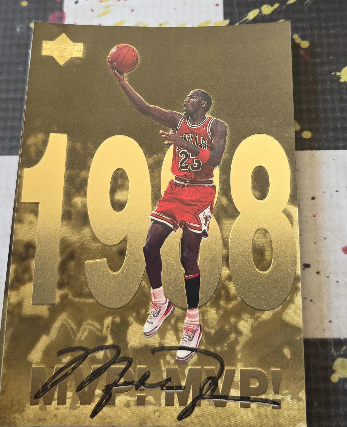 Michael Jordan 1998 MVP Upper Deck Card