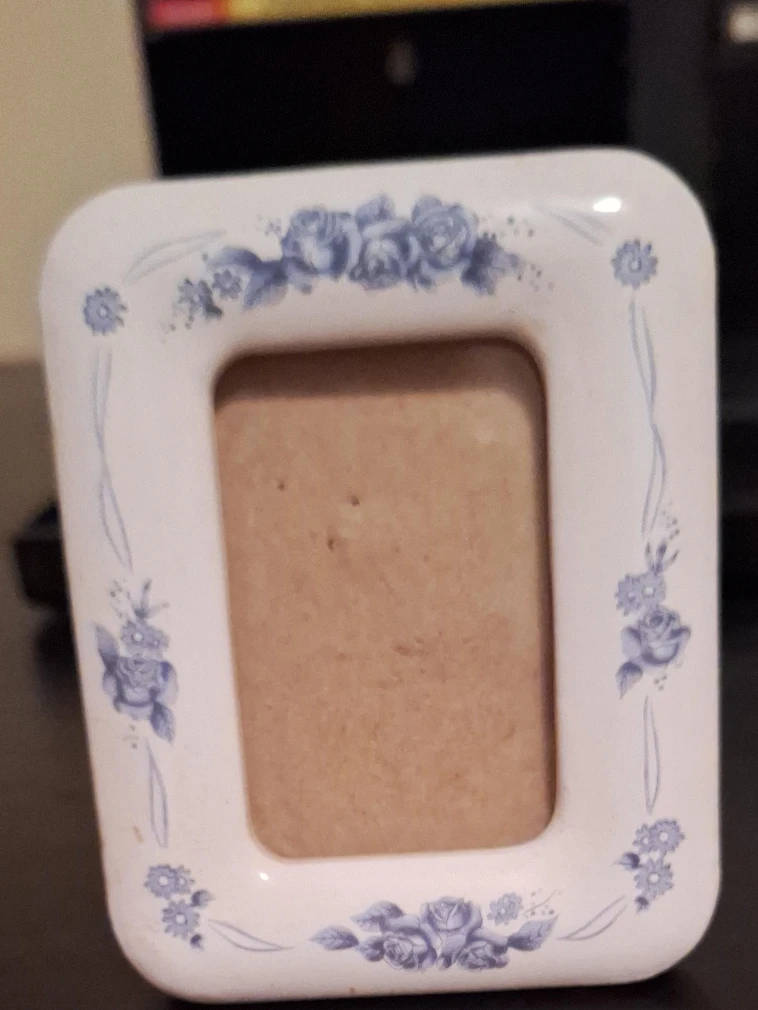 Floral Ceramic Photo Frame