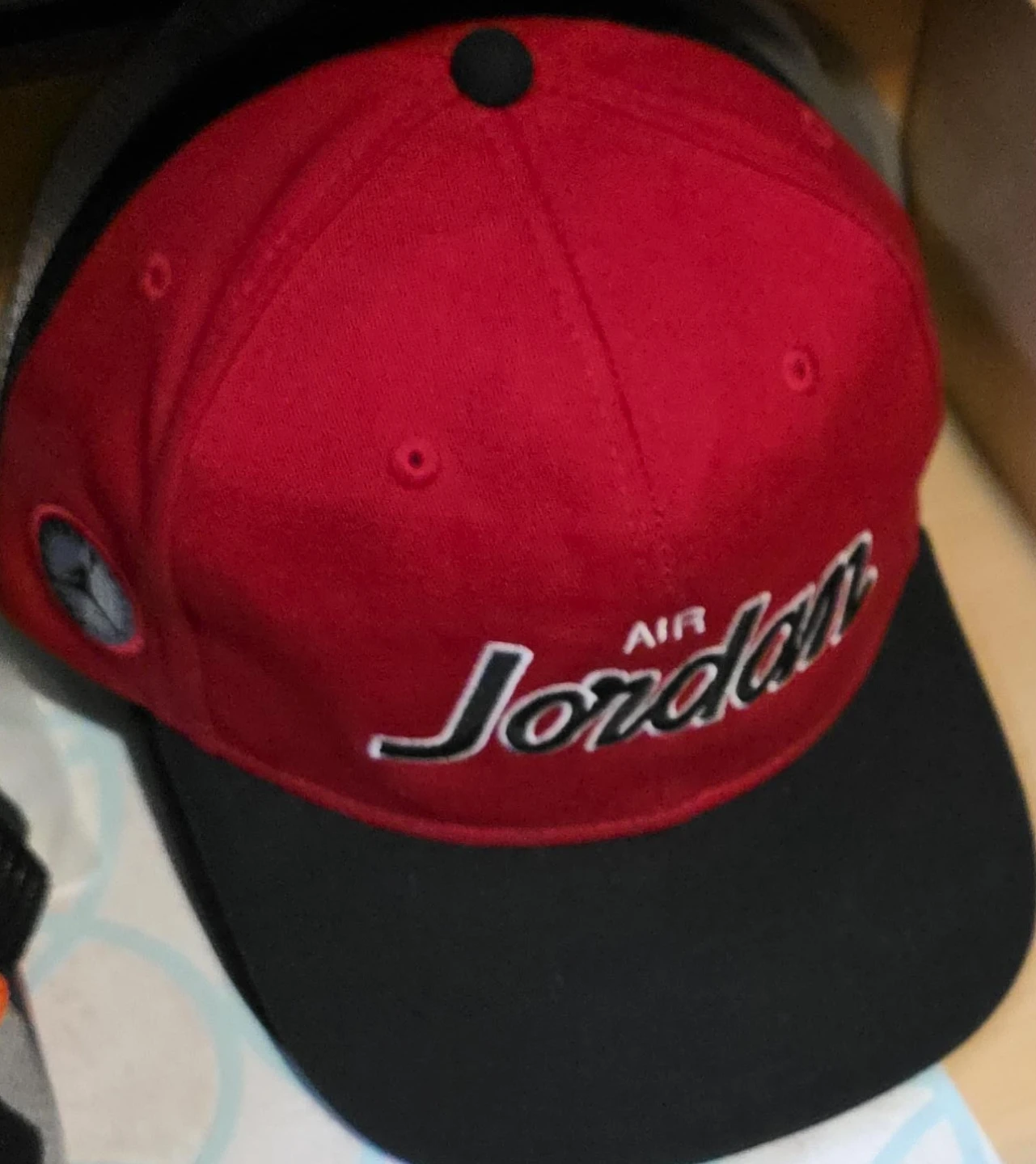 Air Jordan Red & Black Cap