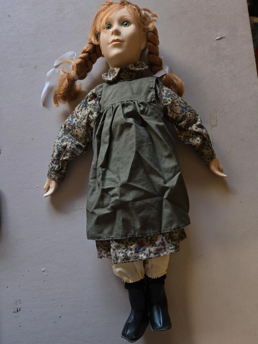 Porcelain Anne of Green Gables Doll with Braids
