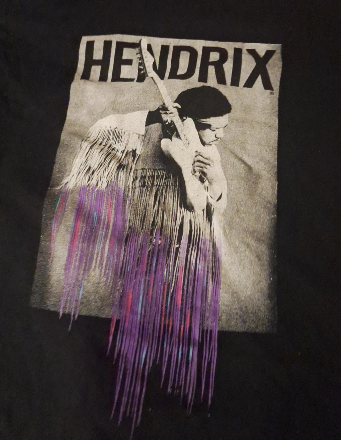 Youth M Hendrix Black T-Shirt