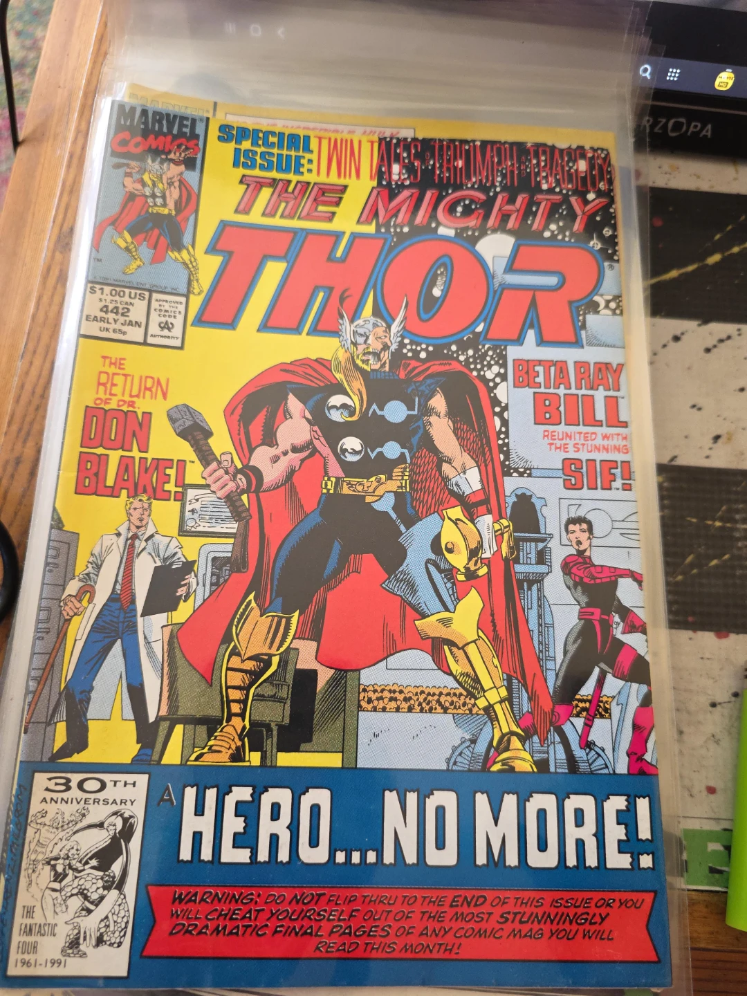 The Mighty Thor Comic Book - Marvel 1991