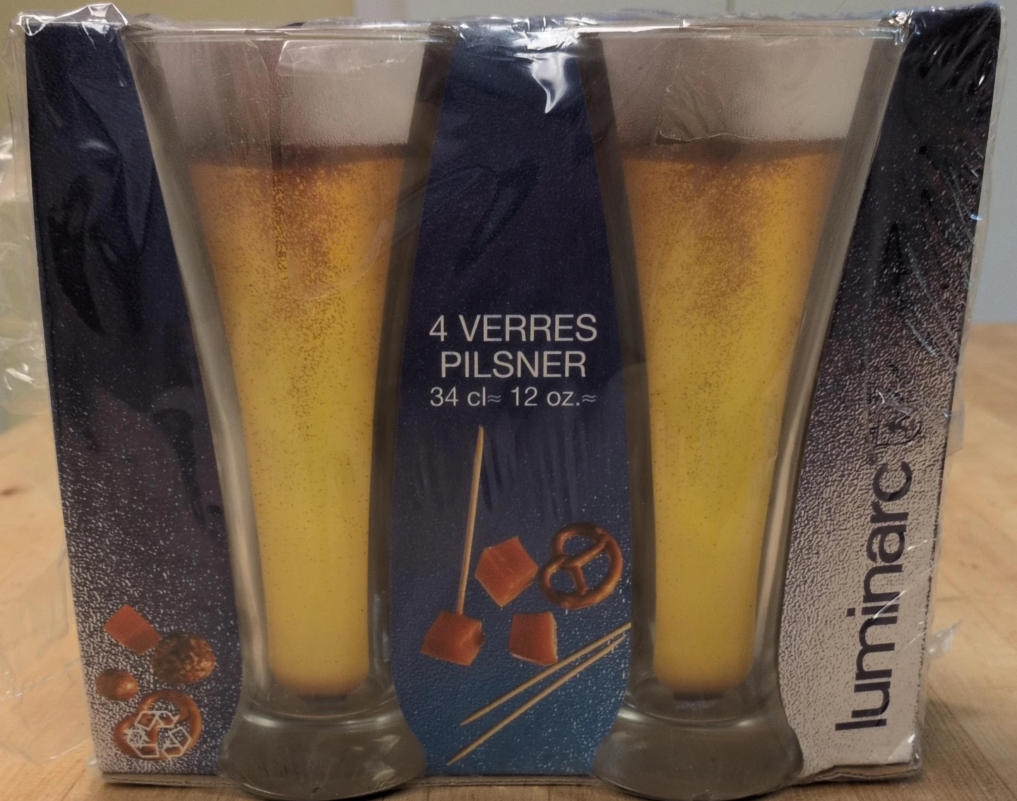 Luminarc Pilsner Glasses - Set of 4