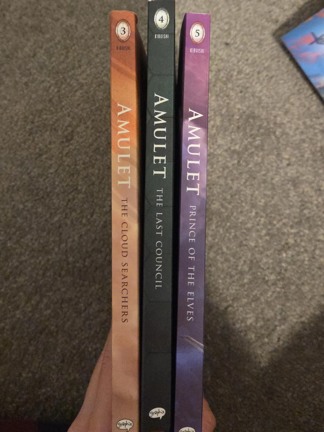 Amulet Graphic Novels Books 3, 4, and 5