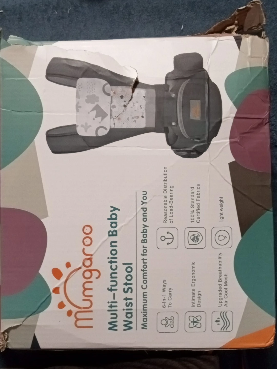 Mumgaroo Multi-function Baby Waist Stool