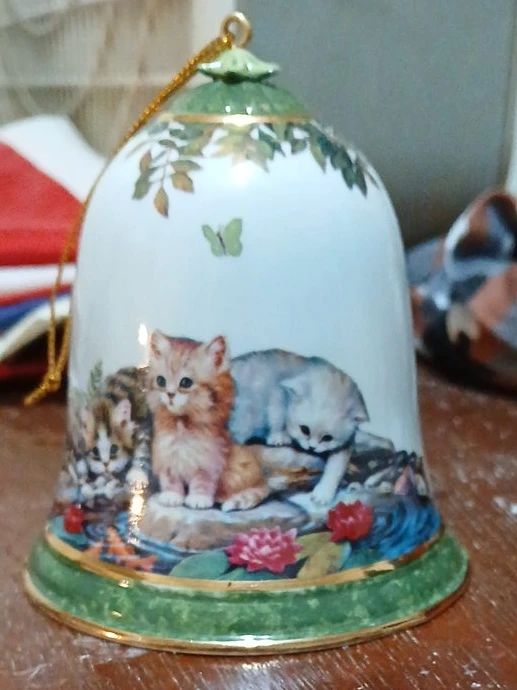 Decorative Cat Bell Ornament
