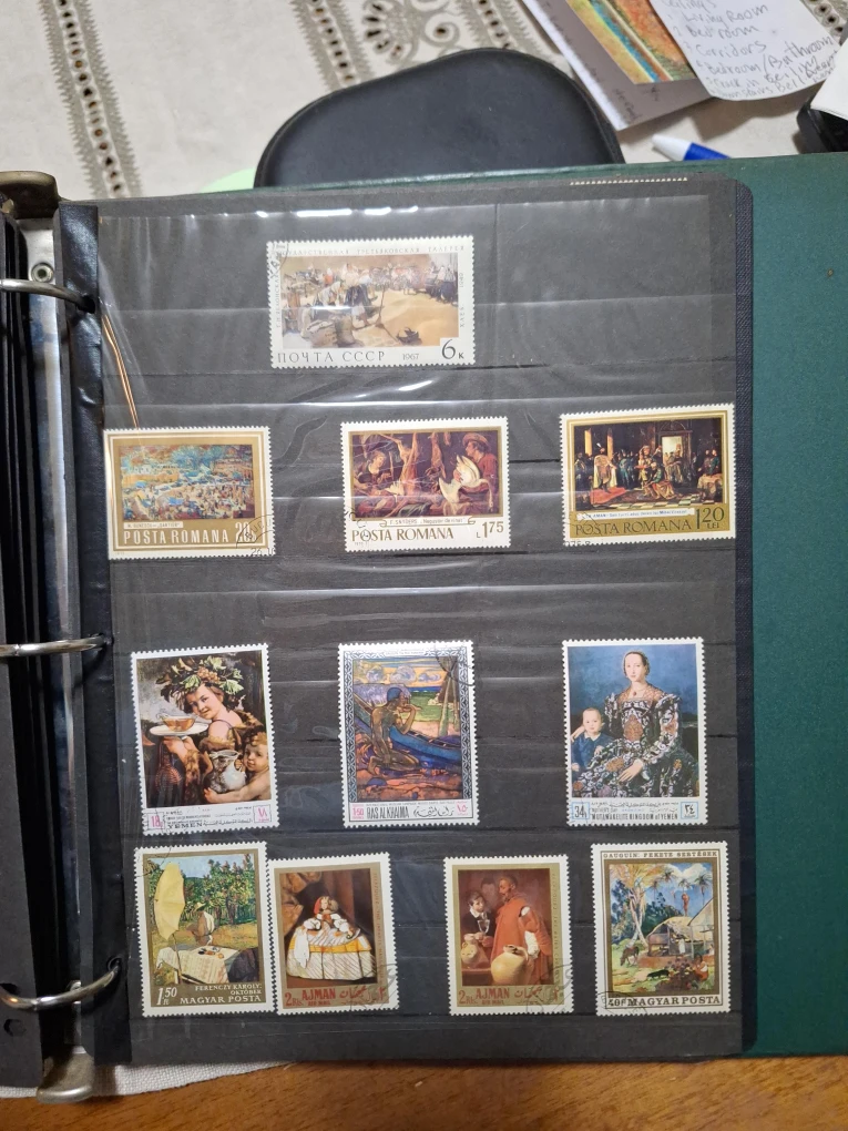 Collection of International Postage Stamps