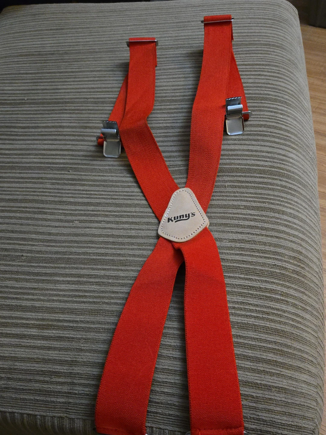 Kuny's Red Suspenders