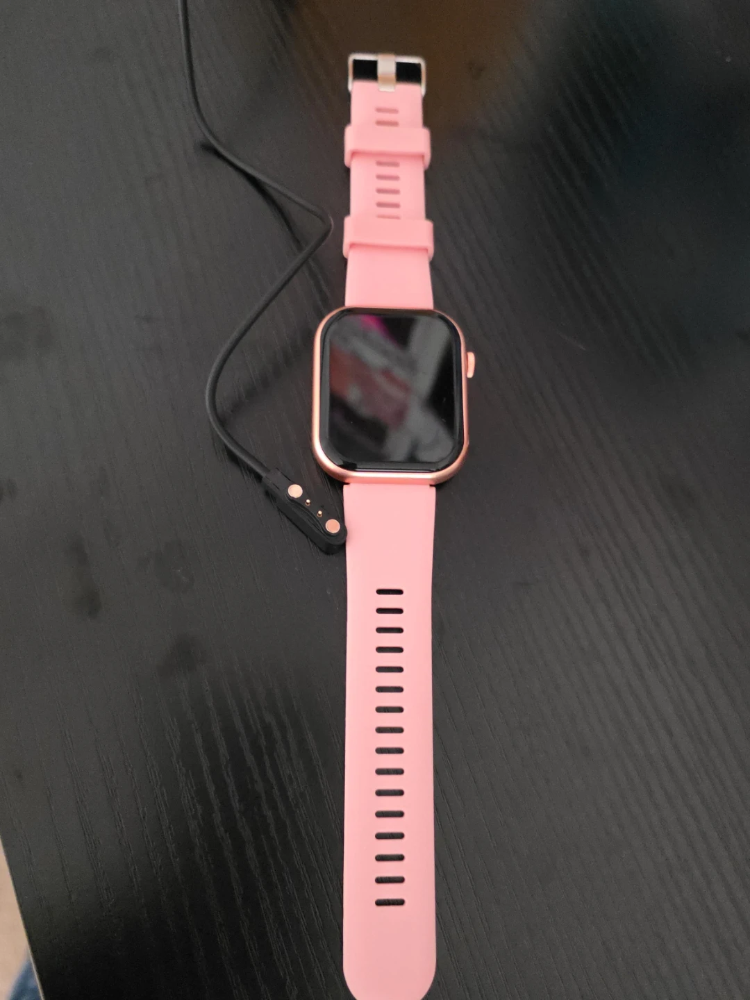 ⌚ Cute & Functional! Rose Gold Smartwatch with Pink Band