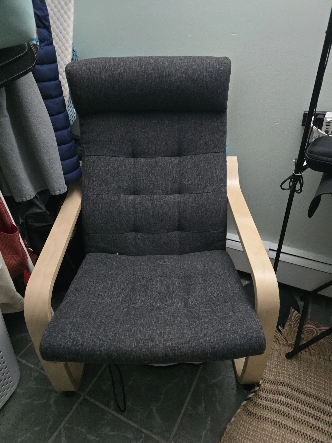 IKEA Strandmon Wing Chair - Dark Grey