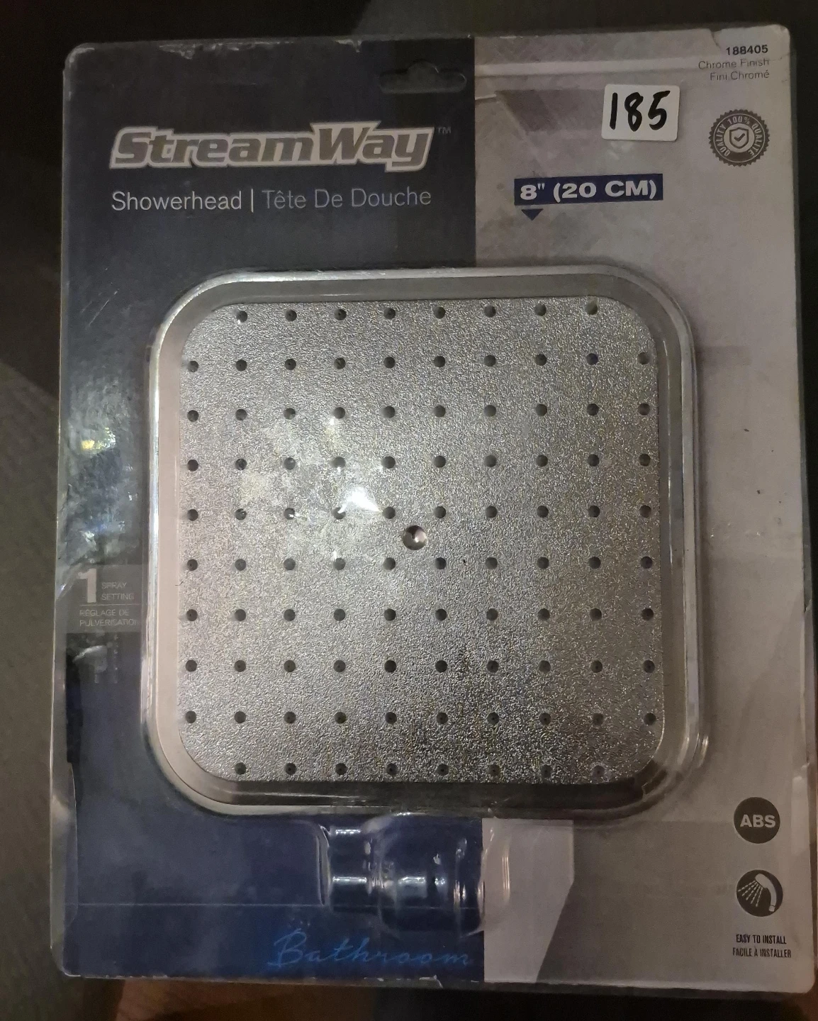 StreamWay 8" Showerhead - Chrome Finish