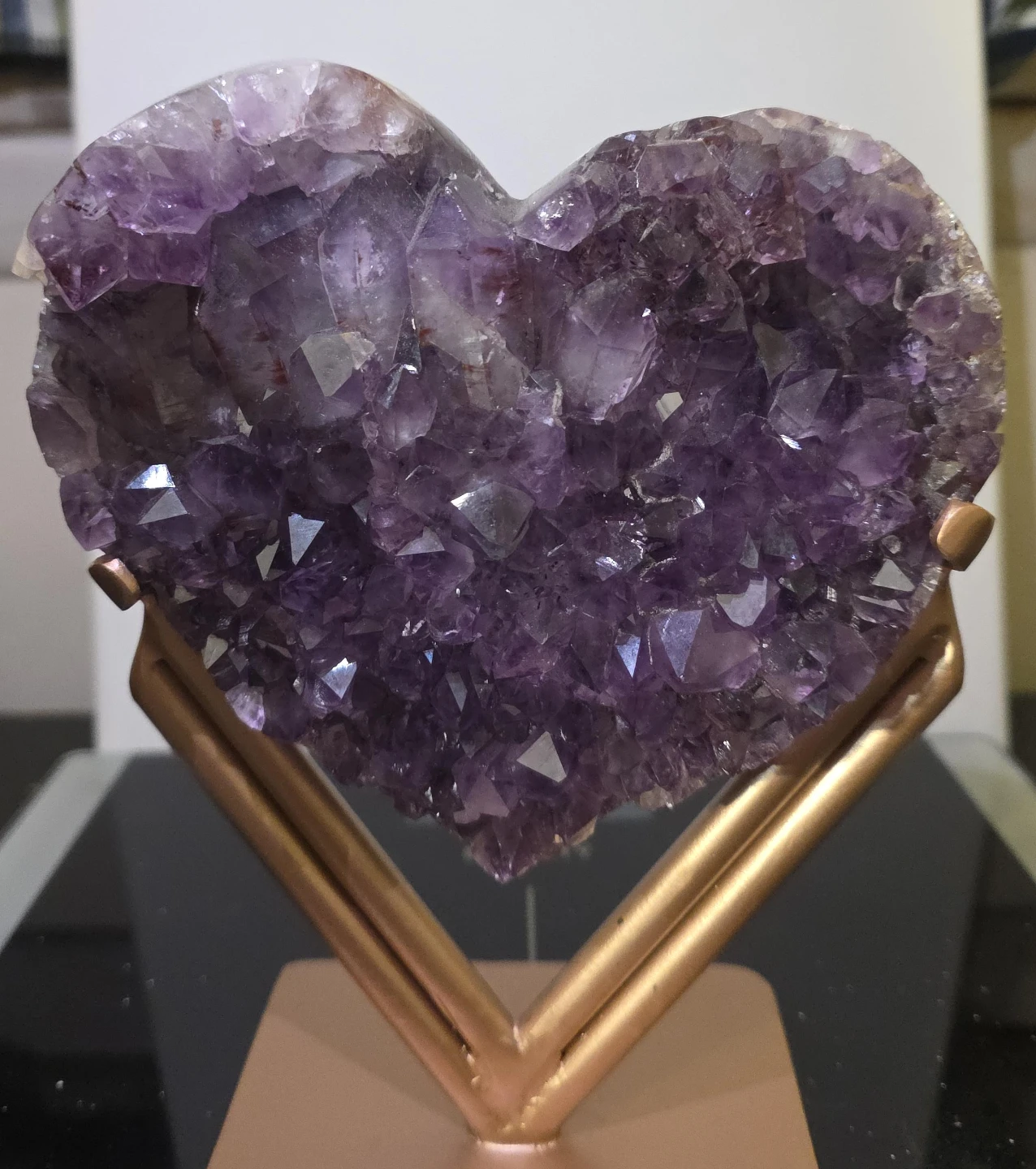 Amethyst Heart Statement Piece 💜