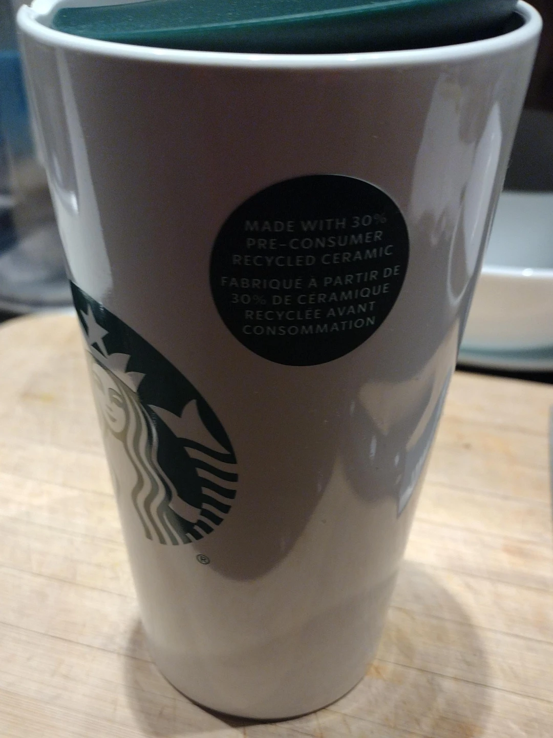 Starbucks Reusable Ceramic Travel Mug with Lid - photo 2