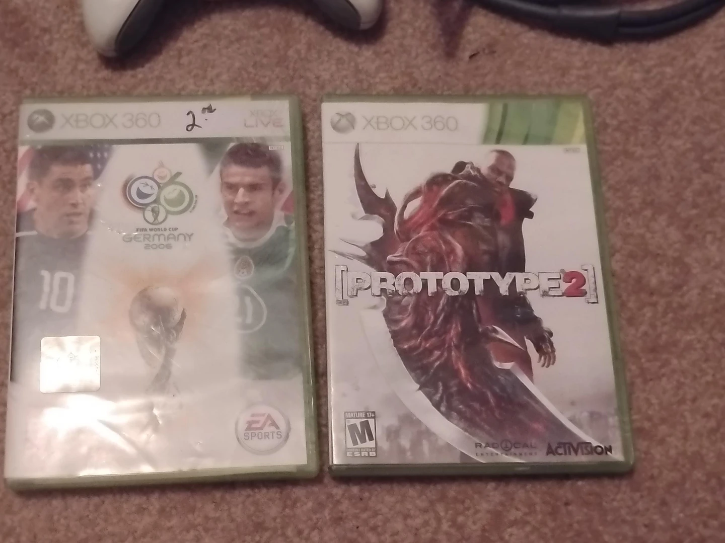Xbox 360 FIFA World Cup Germany 2006 & Prototype 2 Games