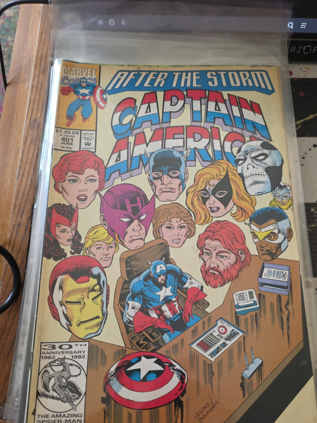 Captain America Comic Book #401