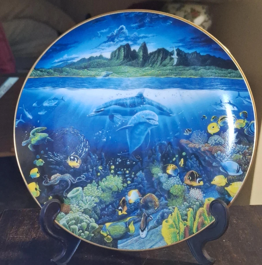 Decorative Dolphin Plate