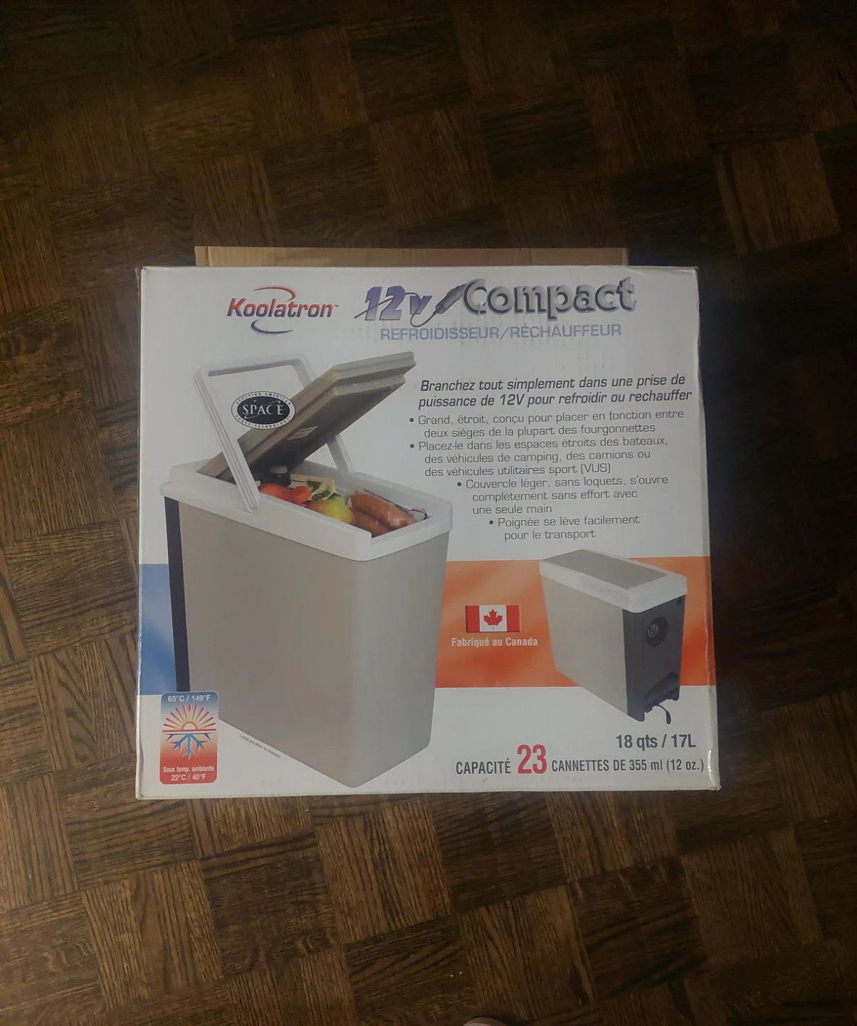 Koolatron 12V Compact Cooler/Warmer - 23 Can