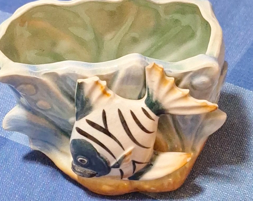 Ceramic Fish Planter Pot