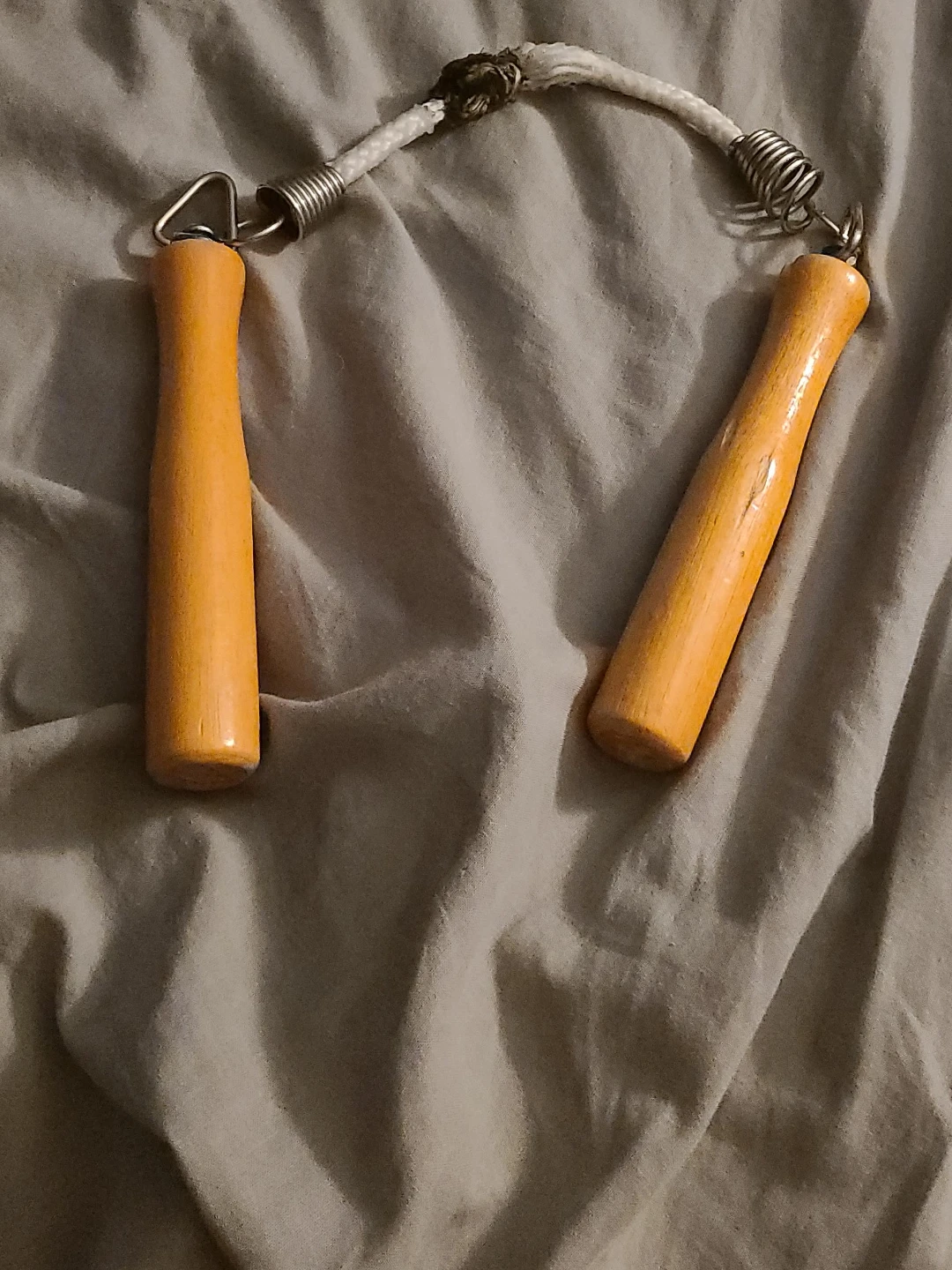 Homemade Wooden Nunchucks