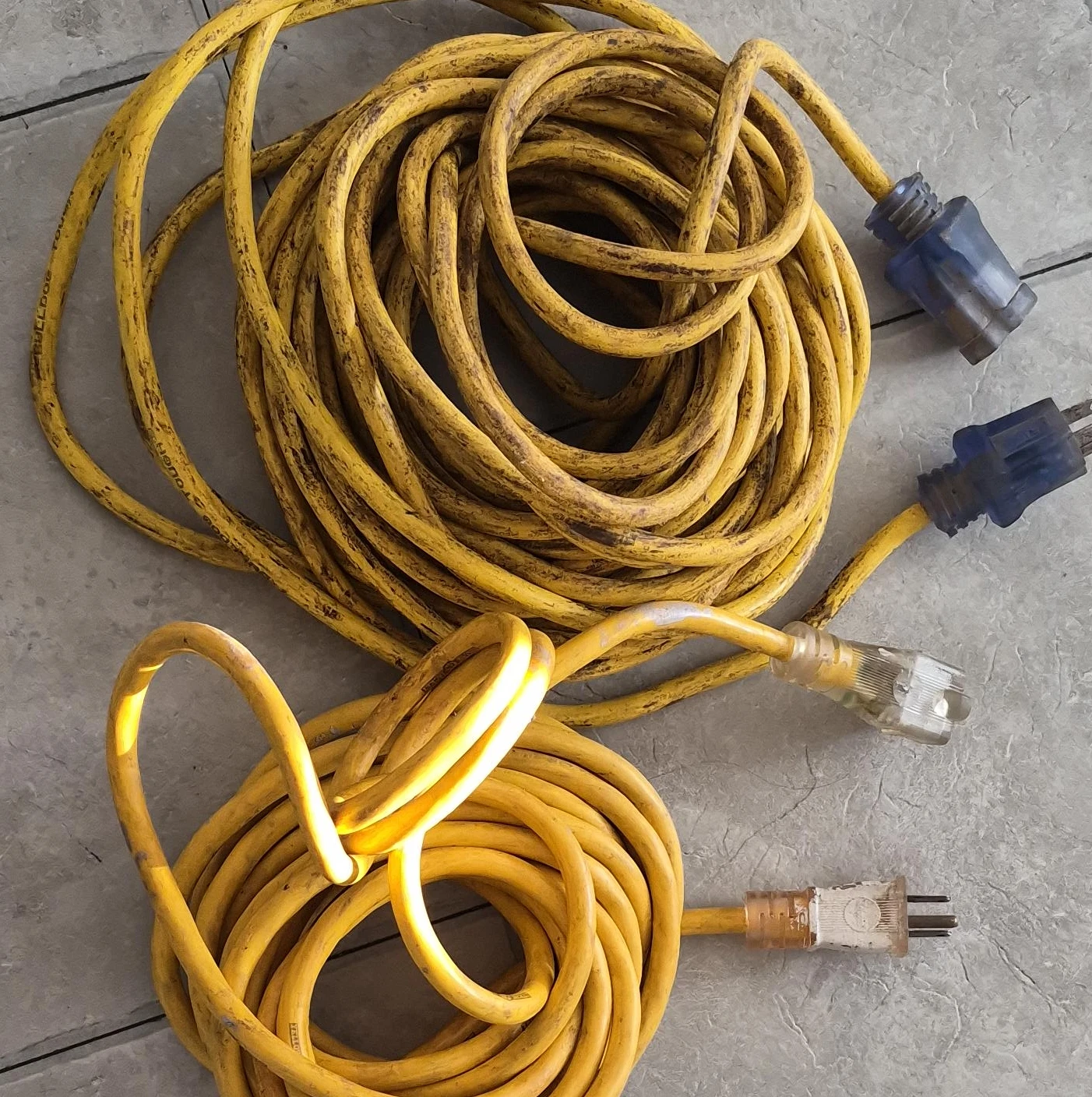 Bulldog Tough Yellow Extension Cord