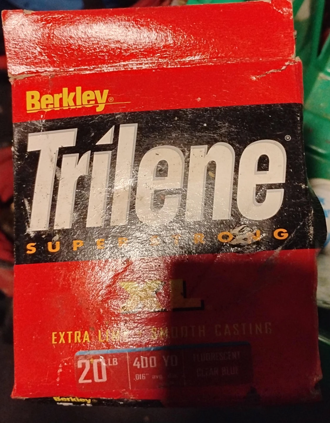 Berkley Trilene 20 LB 400 YD Fluorescent Clear Blue Fishing Line