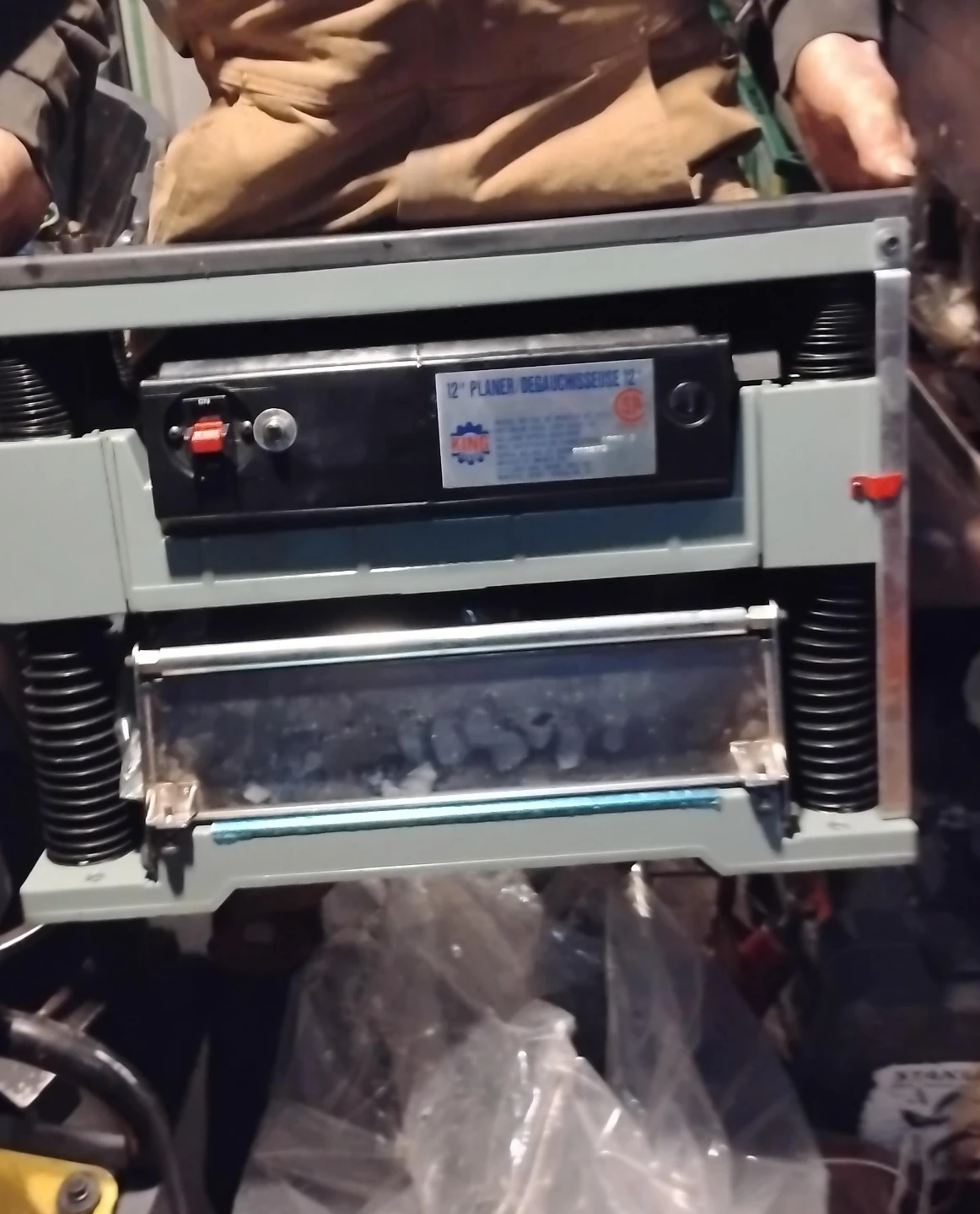 King 12" Planer / Degauchisseuse
