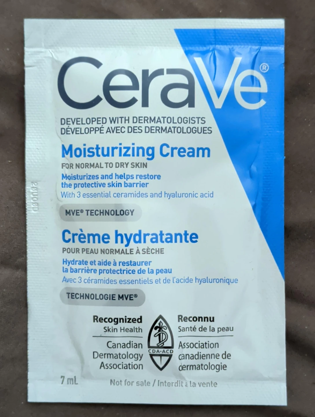 CeraVe Moisturizing Cream Sample (7ml)